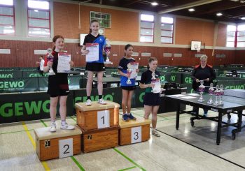 HEM Damen C in Korbach - 1. Lilia, 2. Lilly Kirr, 3. Jasmin Elsenheimer, 4. Anna Pechmann