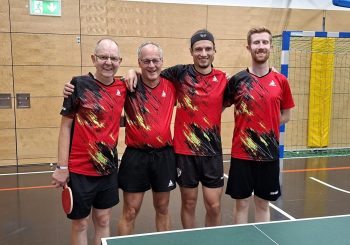 Viertes Herrenteam Frank, Horst, Moritz und Lukas