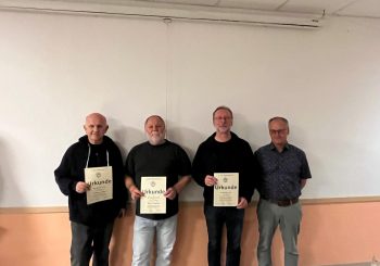 50 Jahre Mitgliedschaft für Wolfram, Bernd und Bernhard